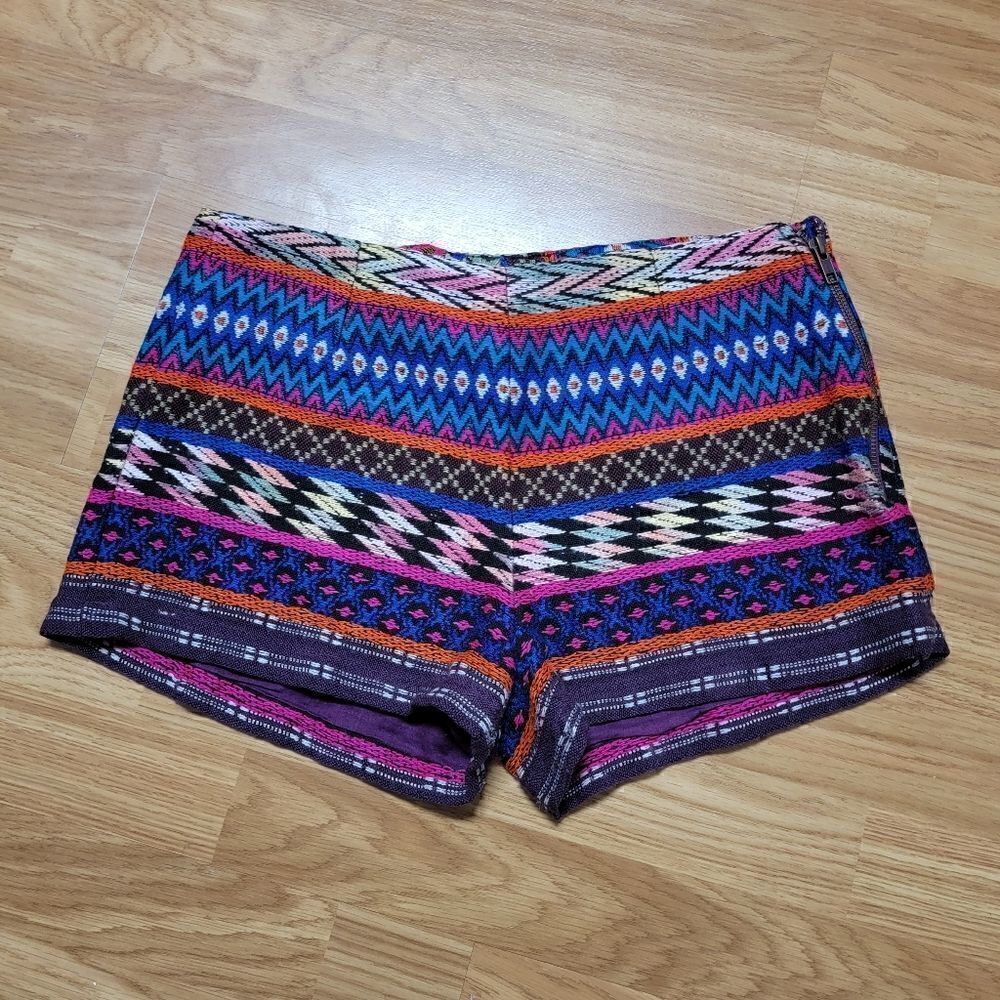 Billabong Multi-Colors Tribal Shorts M